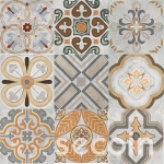 ENCAUSTIC POTTERY TILE MIX GPM 2590